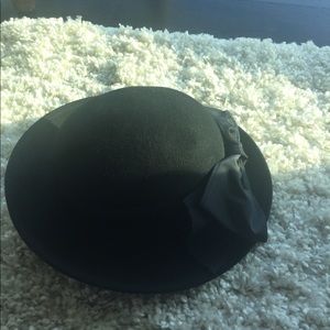 Black felt hat